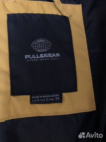 Пуховик мужской pull&bear