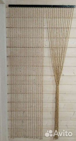 Штора декоративная деревянная