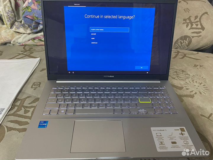 Ноутбук asus vivobook 15
