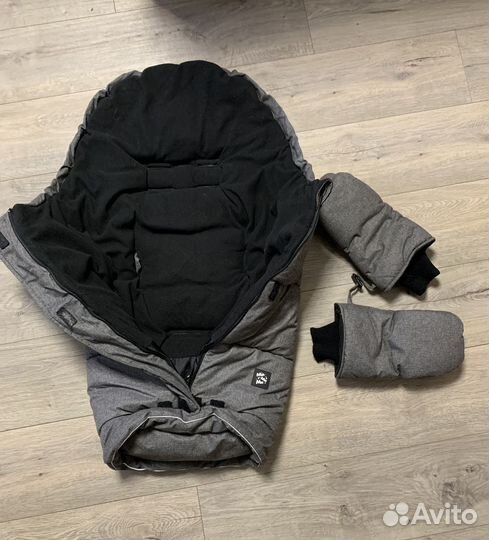 Зимний конверт в коляску