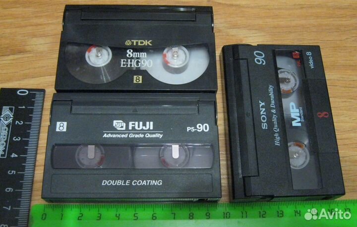 Кассеты к видеокамере 8 мм mini DV Digital8 Hi8