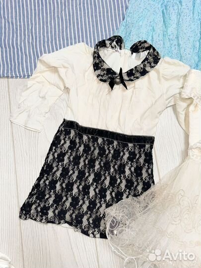 Детские вещи пакетом на девочку 104-110