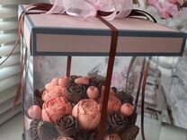 Букеты из шоколадных цветов