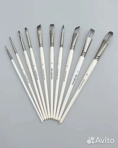 Кисти для рисования набор (10 шт.) синтетика