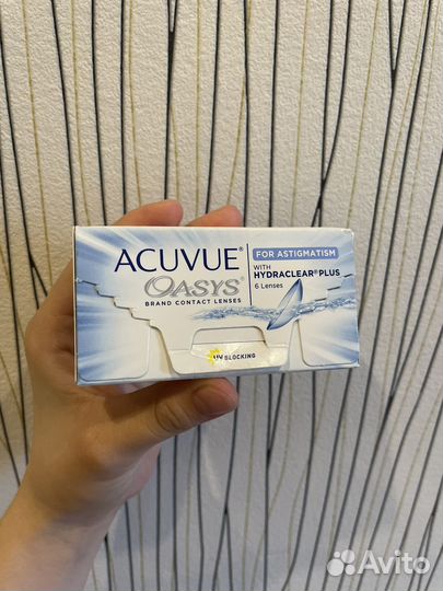 Линзы acuvue oasys astigmatism