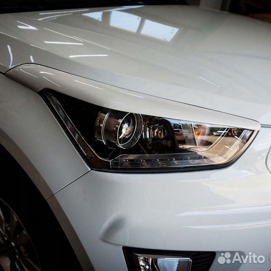 Реснички передней оптики для Hyundai Creta