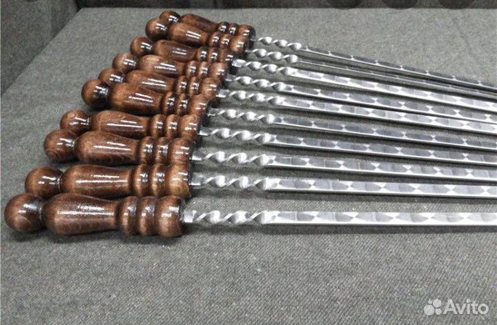 Шампура с деревянной ручкой