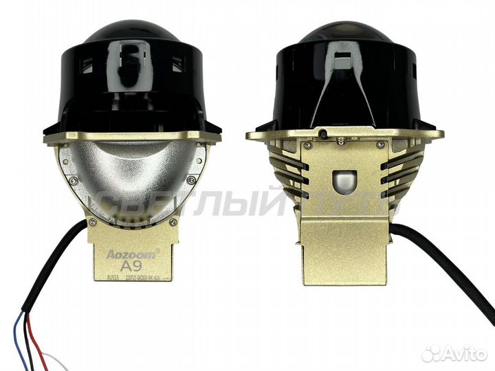 Светодиодные линзы Bi-Led Aozoom A9 Kamiso T9 2022