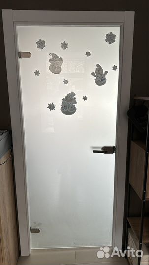 Дверь матовое стекло
