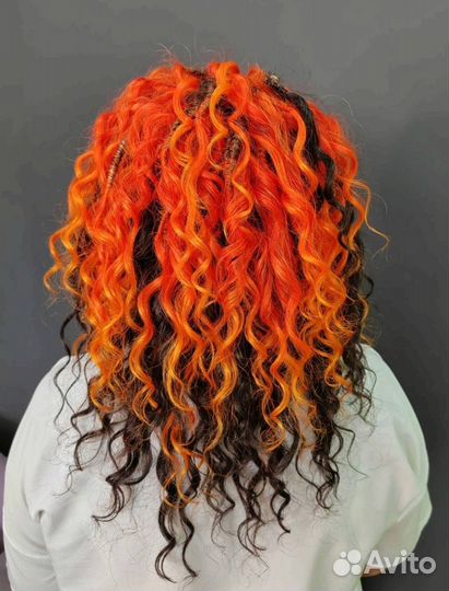 Афрокудри на каркас. Брейды. Дредолоконы