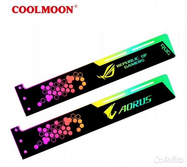 Держатель для видеокарты coolmoon 28cm ROG