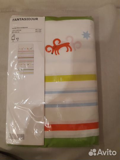 Постельное белье IKEA для новорожденных