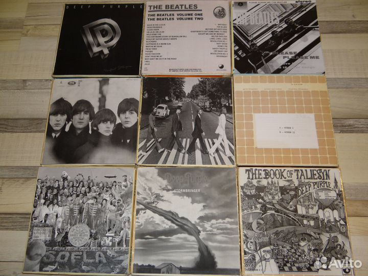 Магнитная лента Queen, Beatles, Deep Purple