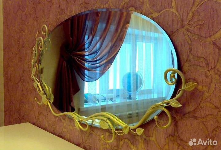 Кованое зеркало №40