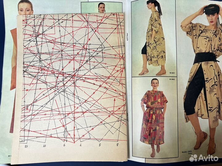 Журнал мод moda 1984 с выкройками СССР