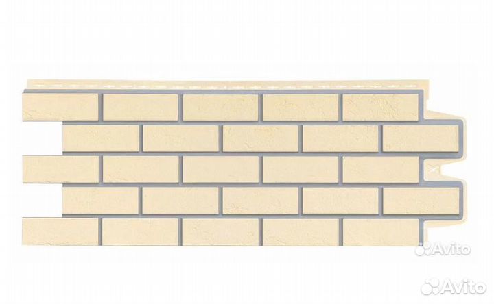 Фасадные панели Цоколь Состаренный Кирпич Премиум