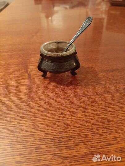 Солонка мельхиор