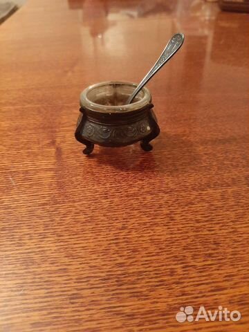 Солонка мельхиор