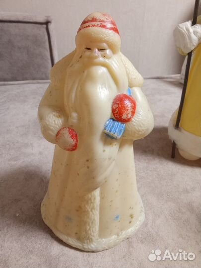 Дед мороз снегурочка игрушка СССР