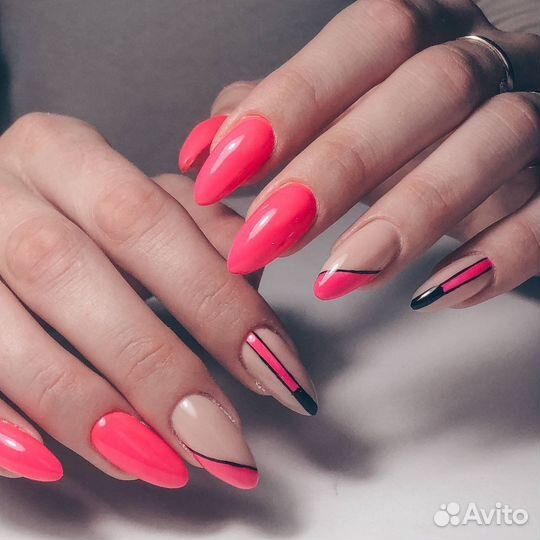 Маникюр Брови Цветной Город