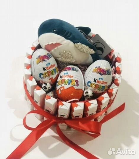 Тортик из киндеров