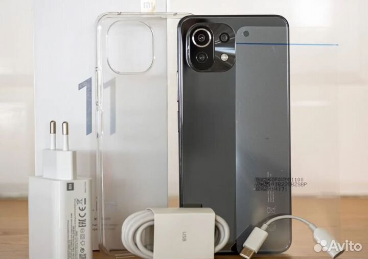 Xiaomi Mi11 Lite, 6/64GB, черный, новый