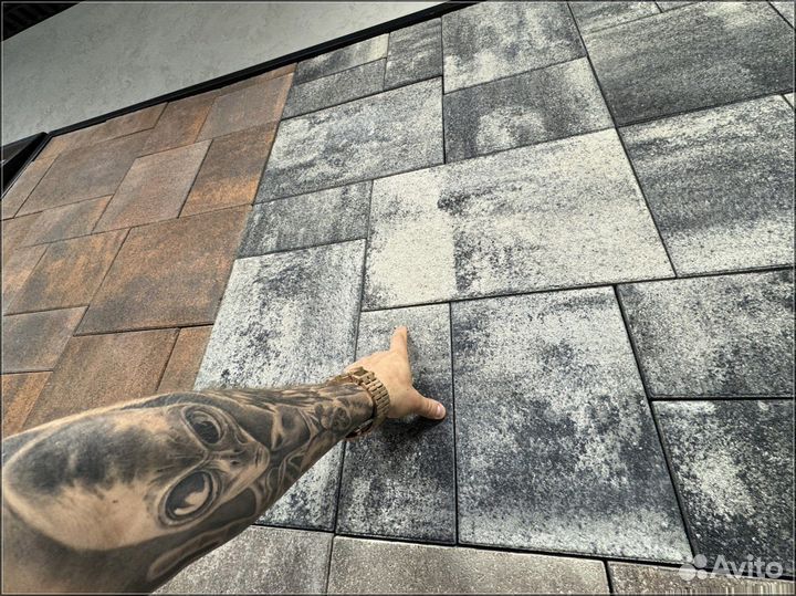 Тротуарная плитка Крупноформатная
