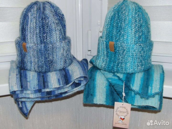 Шапка и шарф бактус