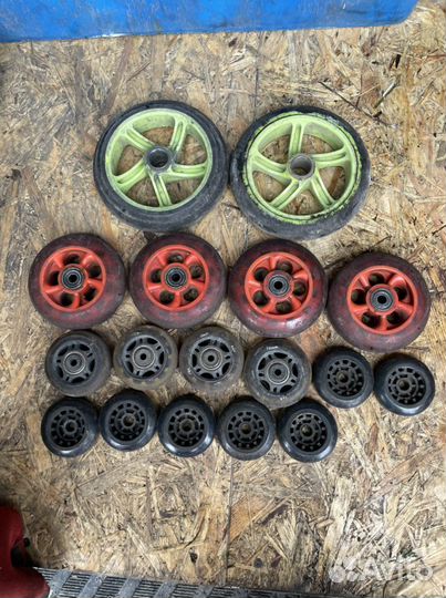 Колеса на ролики, самокат и тд