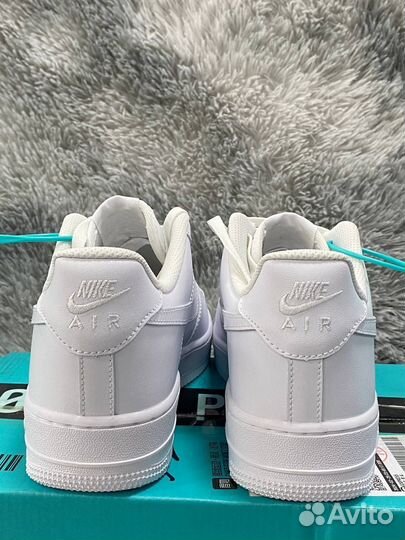 Nike Air Force 1 White Белые Оригинал Poizon