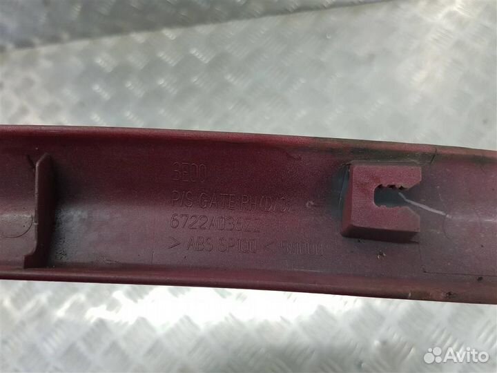 Накладка mitsubishi L200 KB4T 2006-2014 6722A036