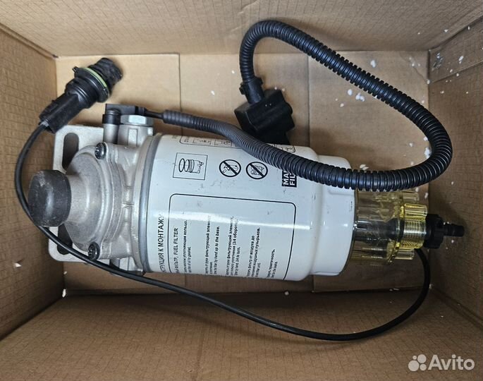 Фильтр топливный с подогревом и датчиком воды