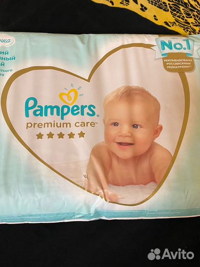 Подгузники Pampers Premium care