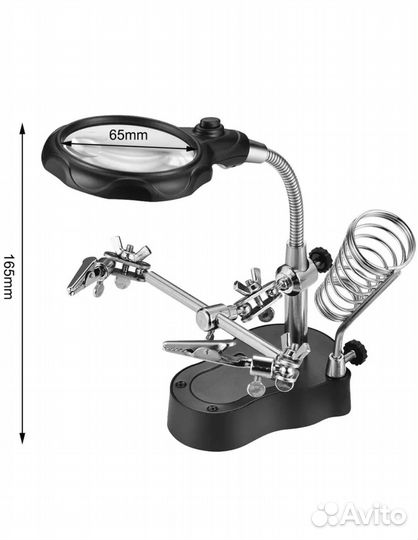 Лупа для пайки микрочипов,плат