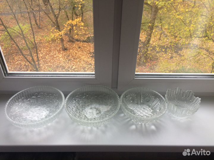 Хрустальные салатницы из СССР