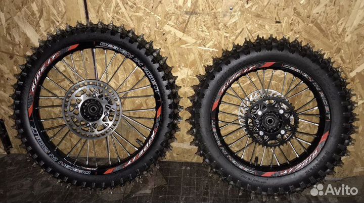 Шины на питбайк коплект 17 14