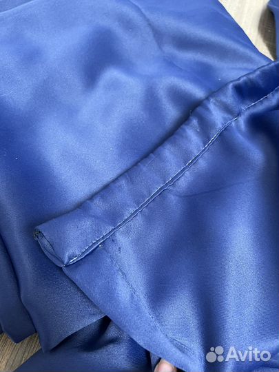 Шторы блэкаут синие