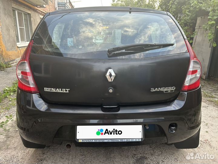 Renault Sandero 1.6 МТ, 2011, 180 000 км
