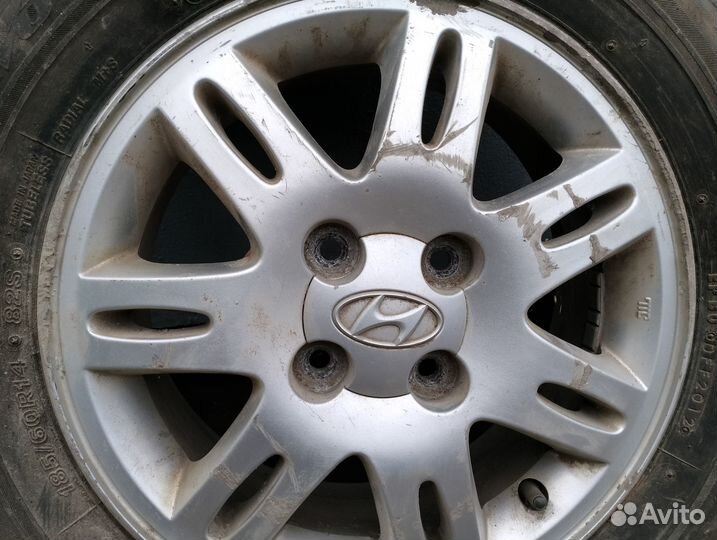 Литые диски r14 на hyundai getz