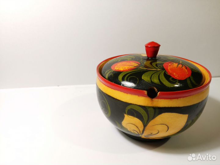Сахарница хохлома