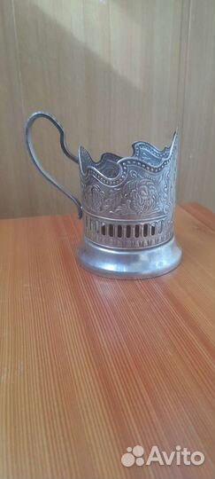 Подстаканник мельхиор СССР