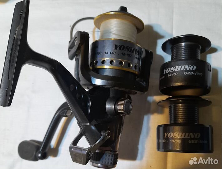 Катушка рыболовная чуть бу с задним фрикционом