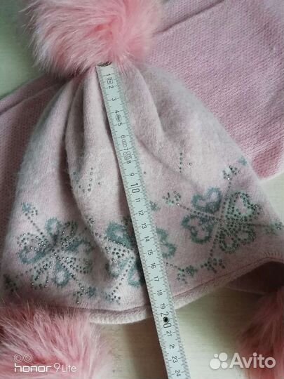 Шапка шарф для девочки