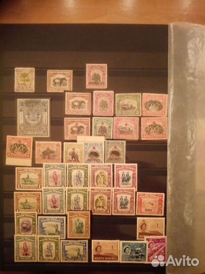 Коллекция марок британских колоний