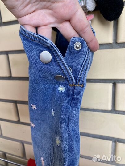 Джинсовый сарафан для девочки 92