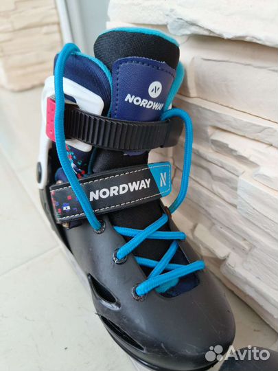 Коньки детские раздвижные 27 30 Nordway