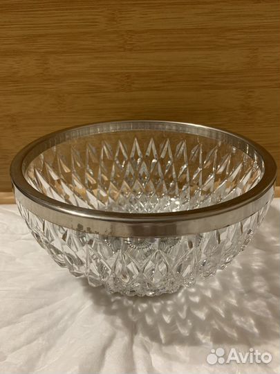 Хрустальная фруктовница