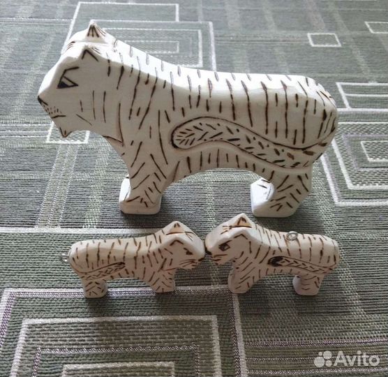 Грызунок, деревянная игрушка, береза