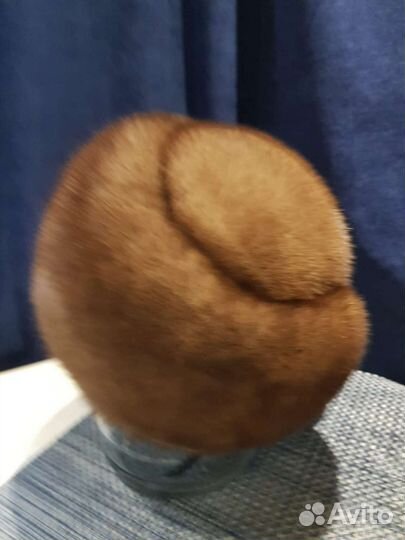 Берет женский норковый Шапка