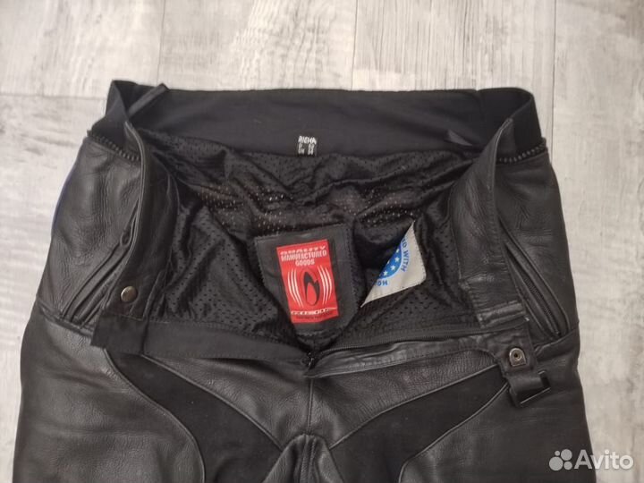 Мотоштаны кожаные мужские